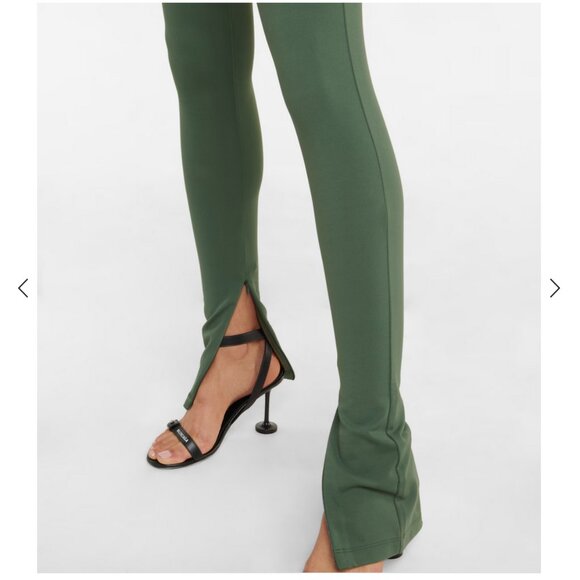 Wardrobe.NYC Side Split high-rise leggings - Picture 3 of 7